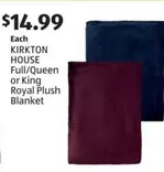 Plush - Full/Queen or King Royal Blanket