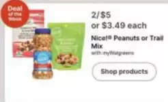 Peanuts or Trail Mix