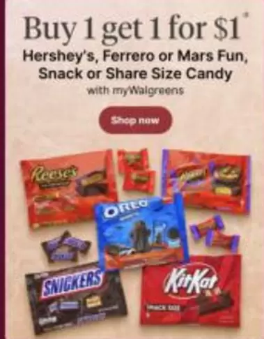 Hershey's - Fun, Snack or Share Size Candy