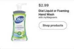 dial - Liquid or Foaming Hand Wash