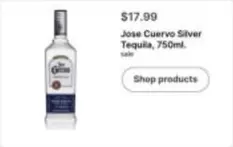 Jose Cuervo - Silver Tequila