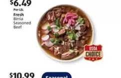Fresh Birria Seasoned Beef