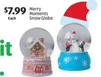 Merry Moments Snow Globe