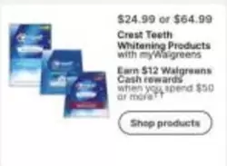 Crest - Teeth Whitening Products