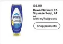 dawn - Platinum EZ-Squeeze Soap
