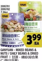 2095781 2095782 7.34oz Mixed Beans & Nuts / Daily Beans & Dried Fruit