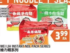 INSTANT NOODLE PACK SERIES 2065814 2065815 2065818 6/14.990Z