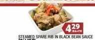 STEAMED SPARE RIB IN BLACK BEAN SAUCE