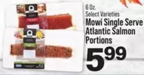 Mowi Single Serve Atlantic Salmon Portions