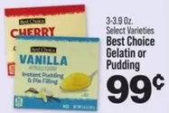 Gelatin or Pudding