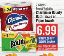 Charmin - Bath Tissue or Paper Towels