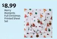 Full Christmas Printed Sheet Set