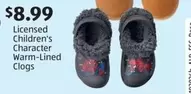 Licensed Children's Character Warm-Lined Clogs