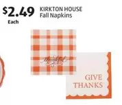 Fall Napkins