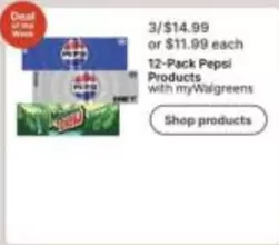 Pepsi - 12-Pack Products