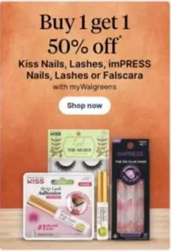 Kiss Nails, Lashes, imPRESS Nails, Lashes or Falscara