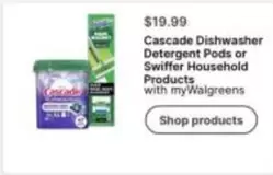 cascade - Dishwasher Detergent Pods or Household Products