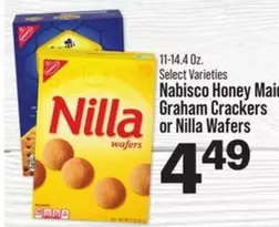 Nabisco - Honey Maid Graham Crackers or Nilla Wafers