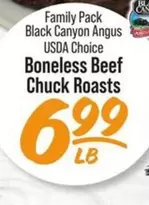 Boneless Beef Chuck Roasts