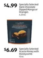 Specially Selected Dark Chocolate Dipped Mango or Oranges