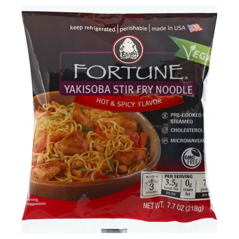 Fortune Stir Fry Noodle, Yakisoba, Hot &amp; Spicy