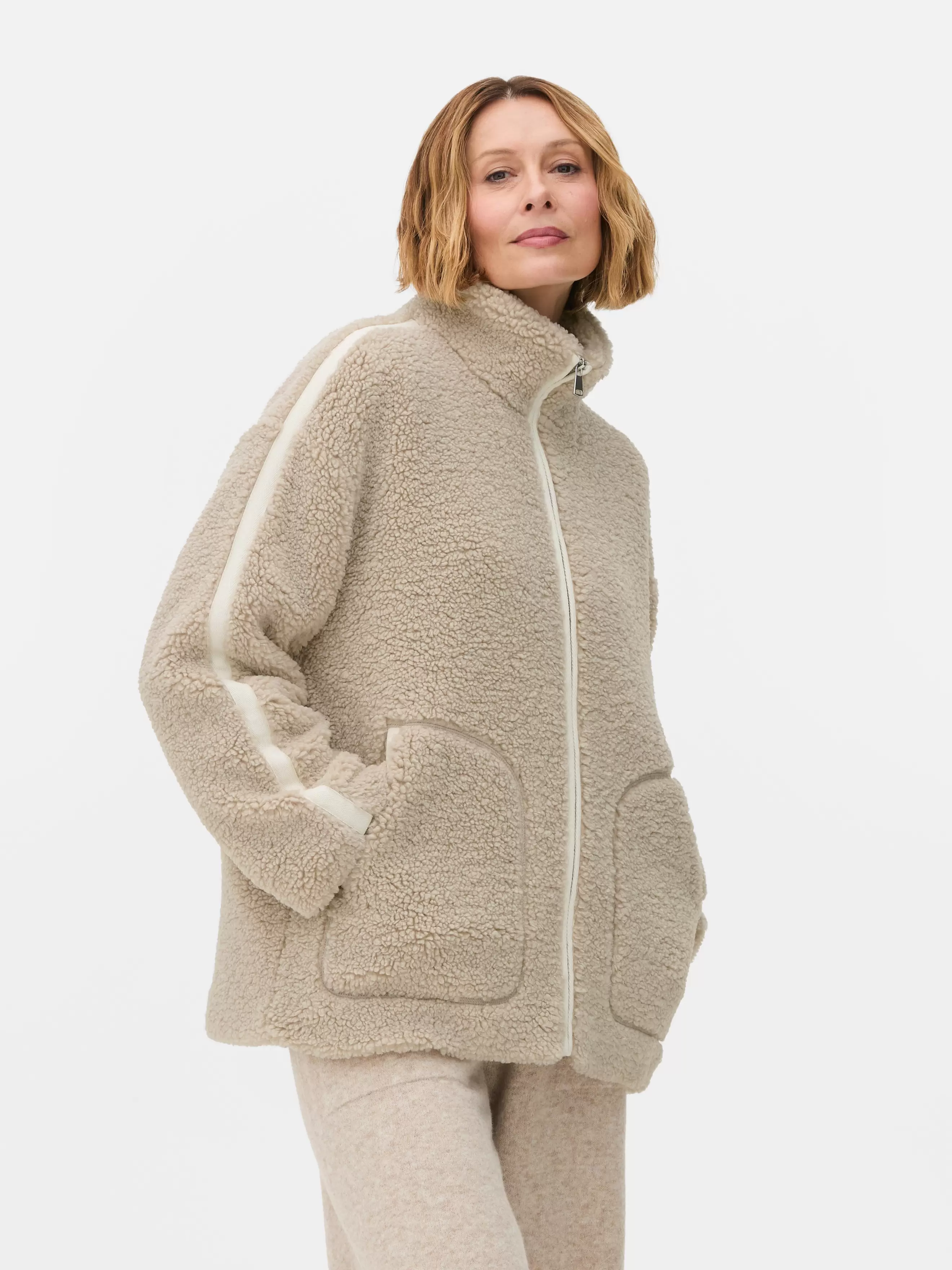 Oversized Fleece Jacket
