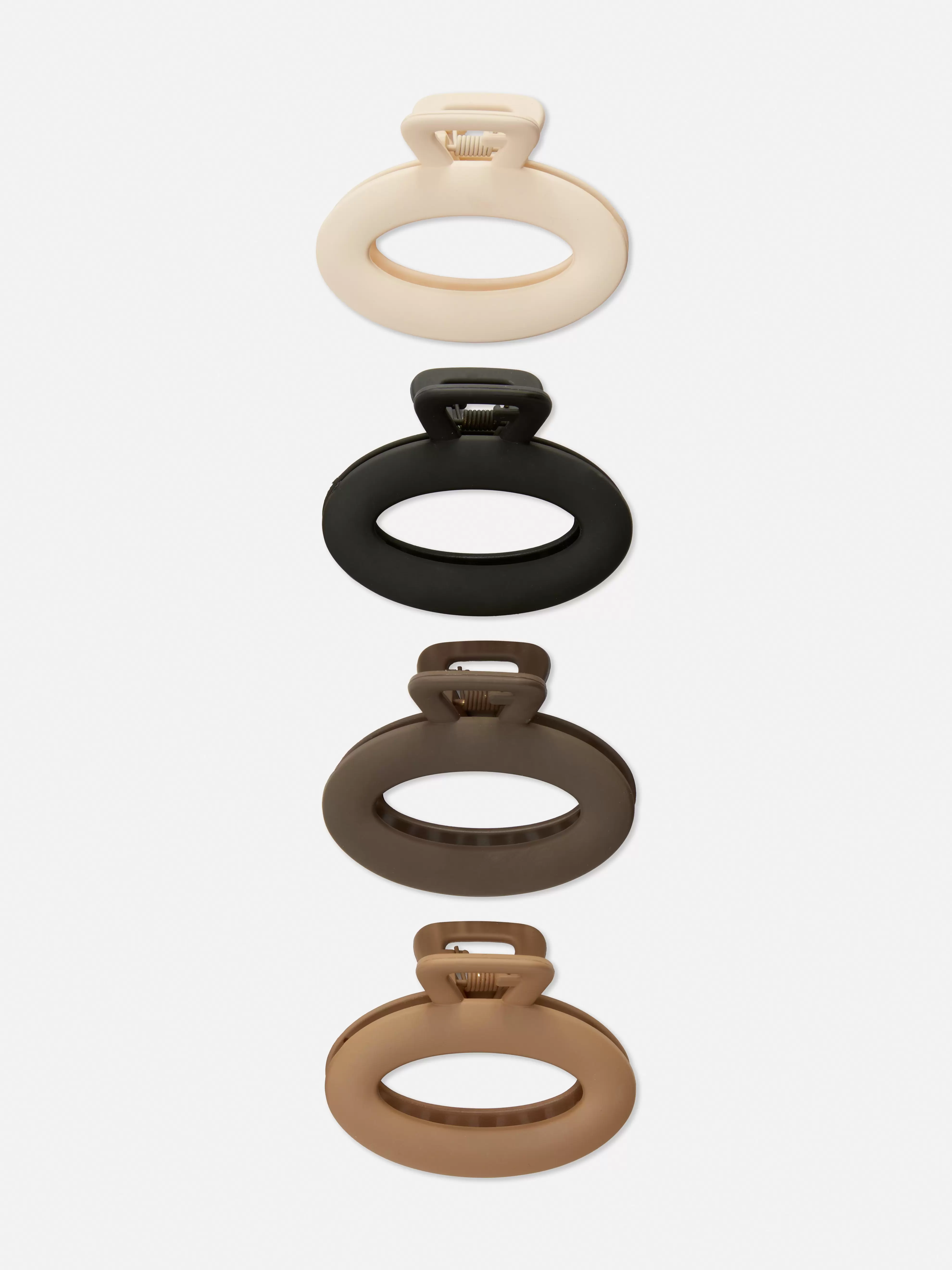 4-Pack Matte Hair Clips