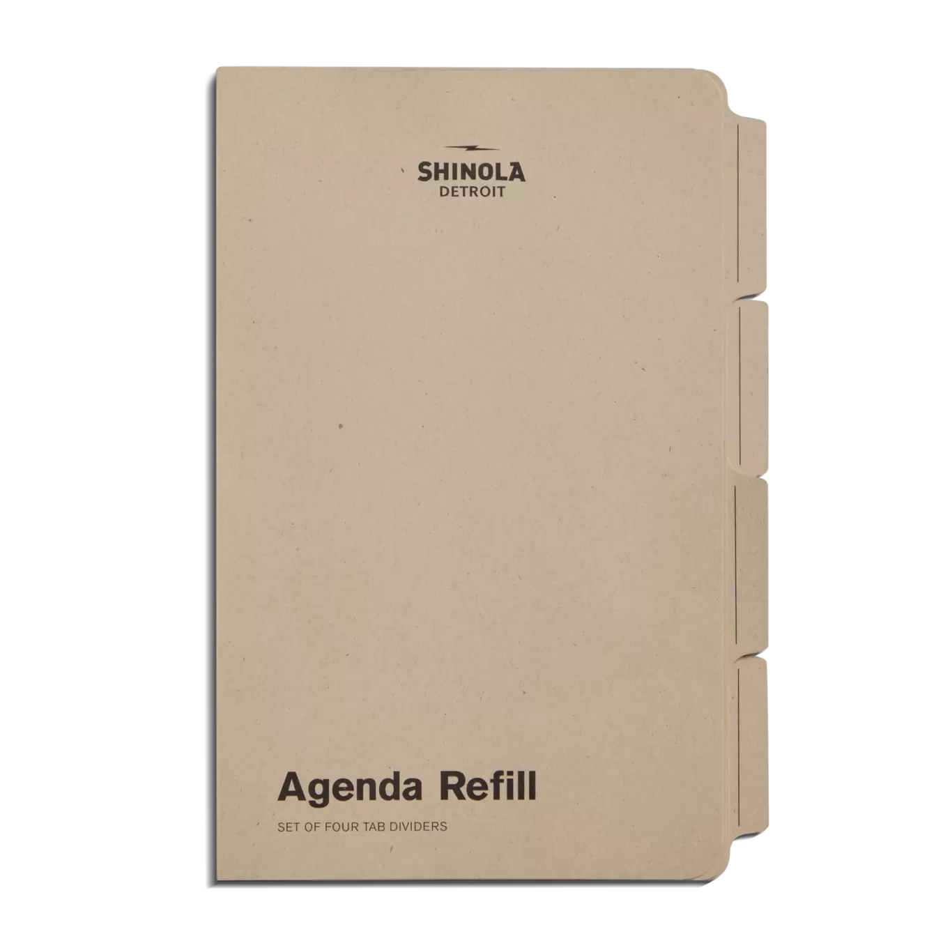 Dividers Agenda Insert - Kraft