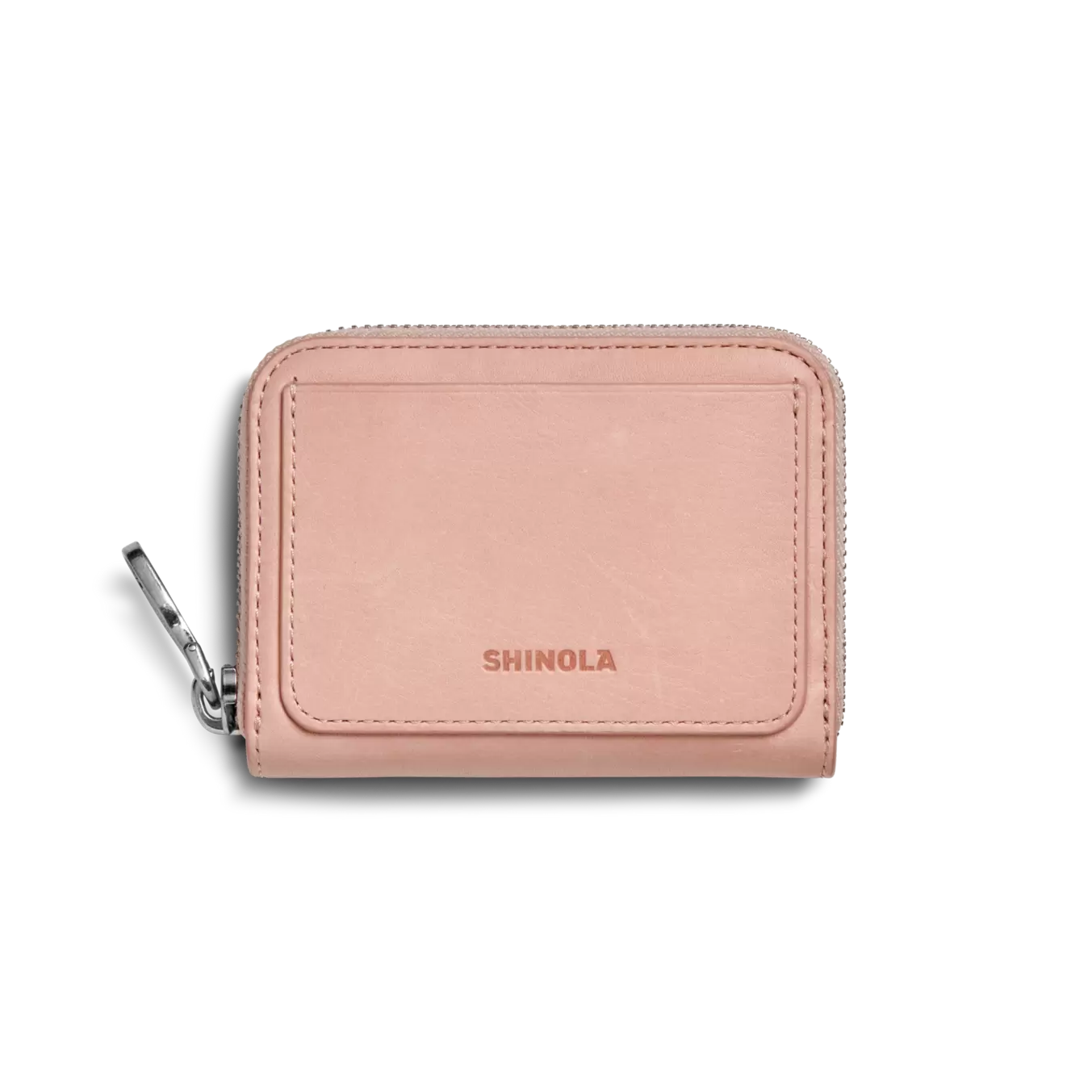 Pocket Small Zip Around Wallet - Rose