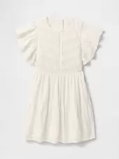 Kids Lace Tiered Ruffle Dress