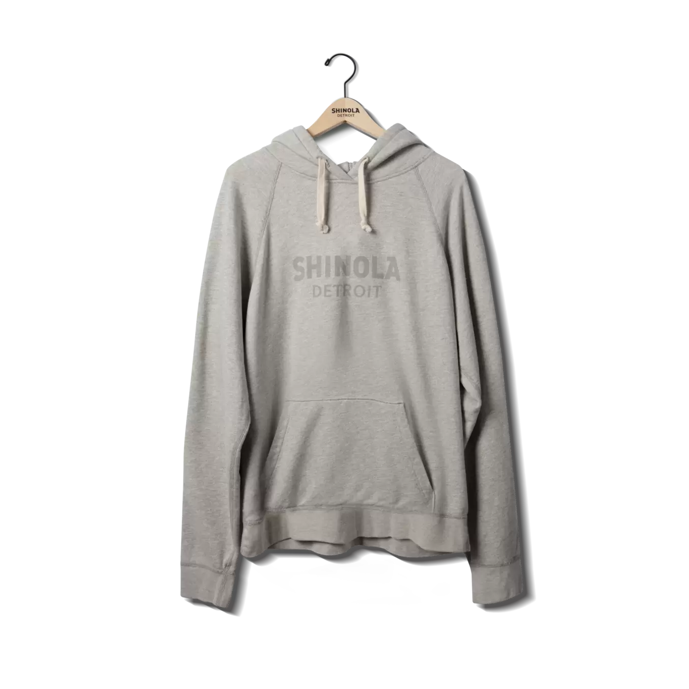 Shinola Logo Hoodie - Heather Gray