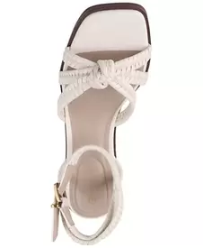 Women's Renaee Block Heel Woven Strappy Dress Sandals, Created for Macy's