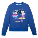 Mickey and Minnie Mouse Pullover Sweatshirt – Disneyland Resort 70th Anniversary