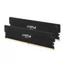 Crucial Pro 32GB (2 x 16GB) DDR5-6400 PC5-51200 CL38 Dual Channel Desktop Memory Kit CP2K16G64C38U5B - Black