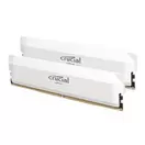 Crucial Pro 64GB (2 x 32GB) DDR5-6000 PC5-48000 CL40 Dual Channel Desktop Memory Kit CP2K32G60C40U5W - White