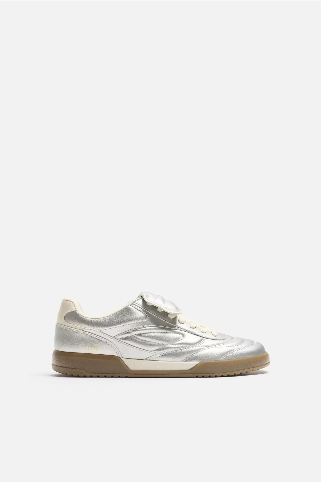METALLIC PADDED SNEAKERS