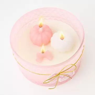 Pinkoween Candle