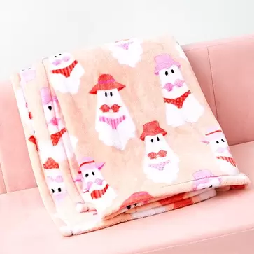 Halloween ghost blanket