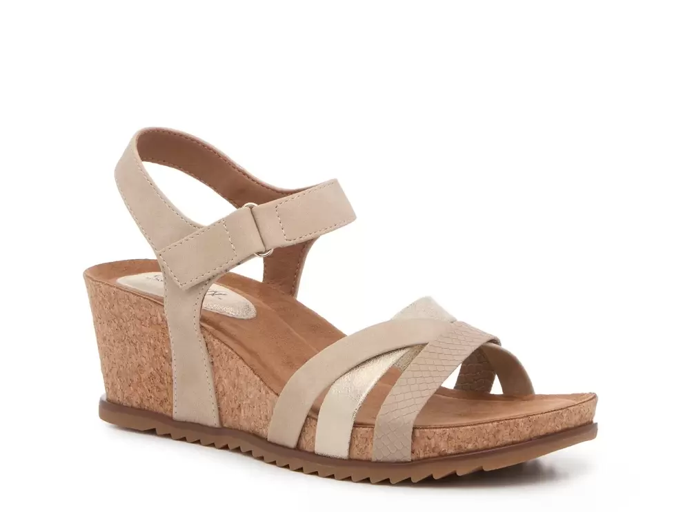 Talia Wedge Sandal