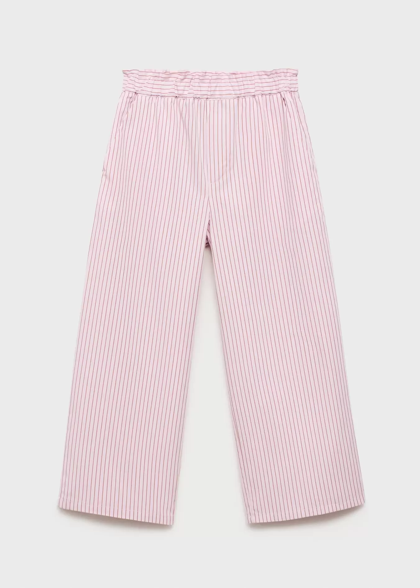 Striped cotton pants