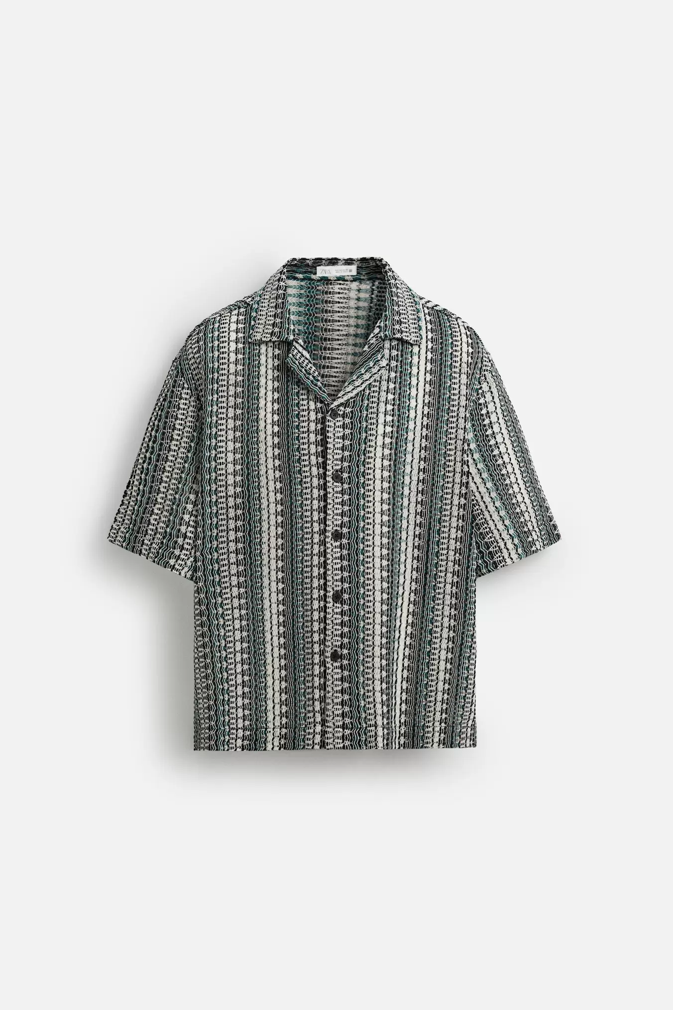 GEOMETRIC JACQUARD SHIRT