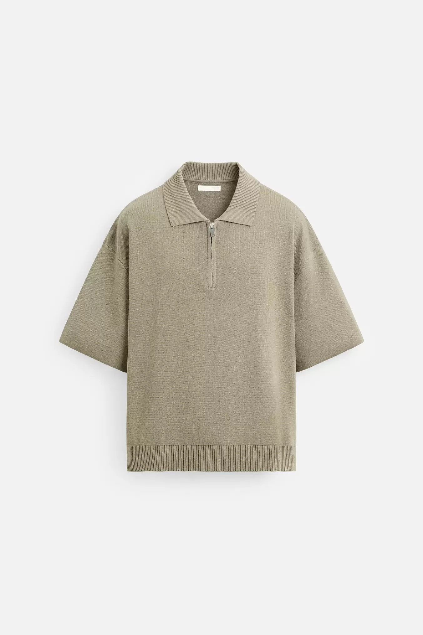 RELAXED FIT KNIT POLO SHIRT