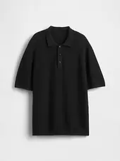 Kids Relaxed Sweater Polo Shirt