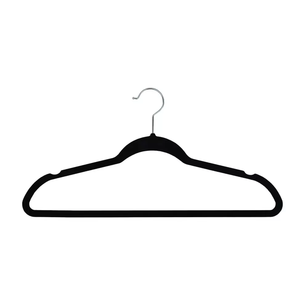 Belle Maison Flocked Hangers 25-Pack Set