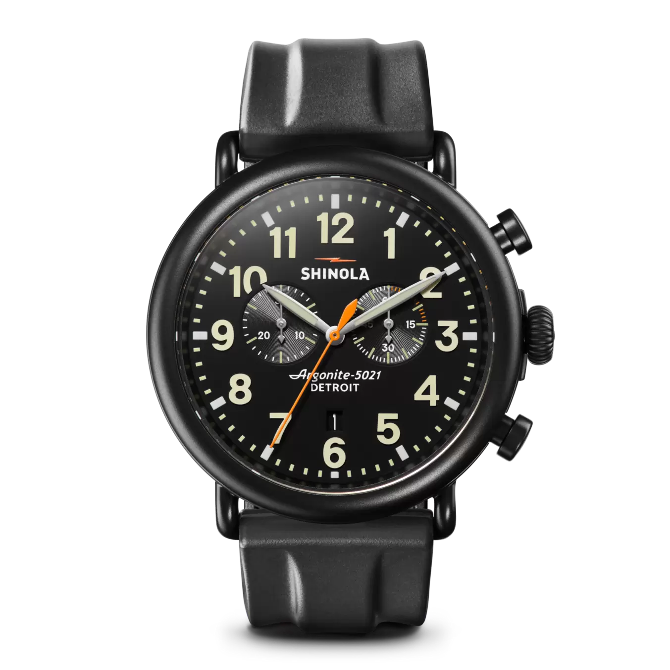 Runwell Chronograph Watch - Black