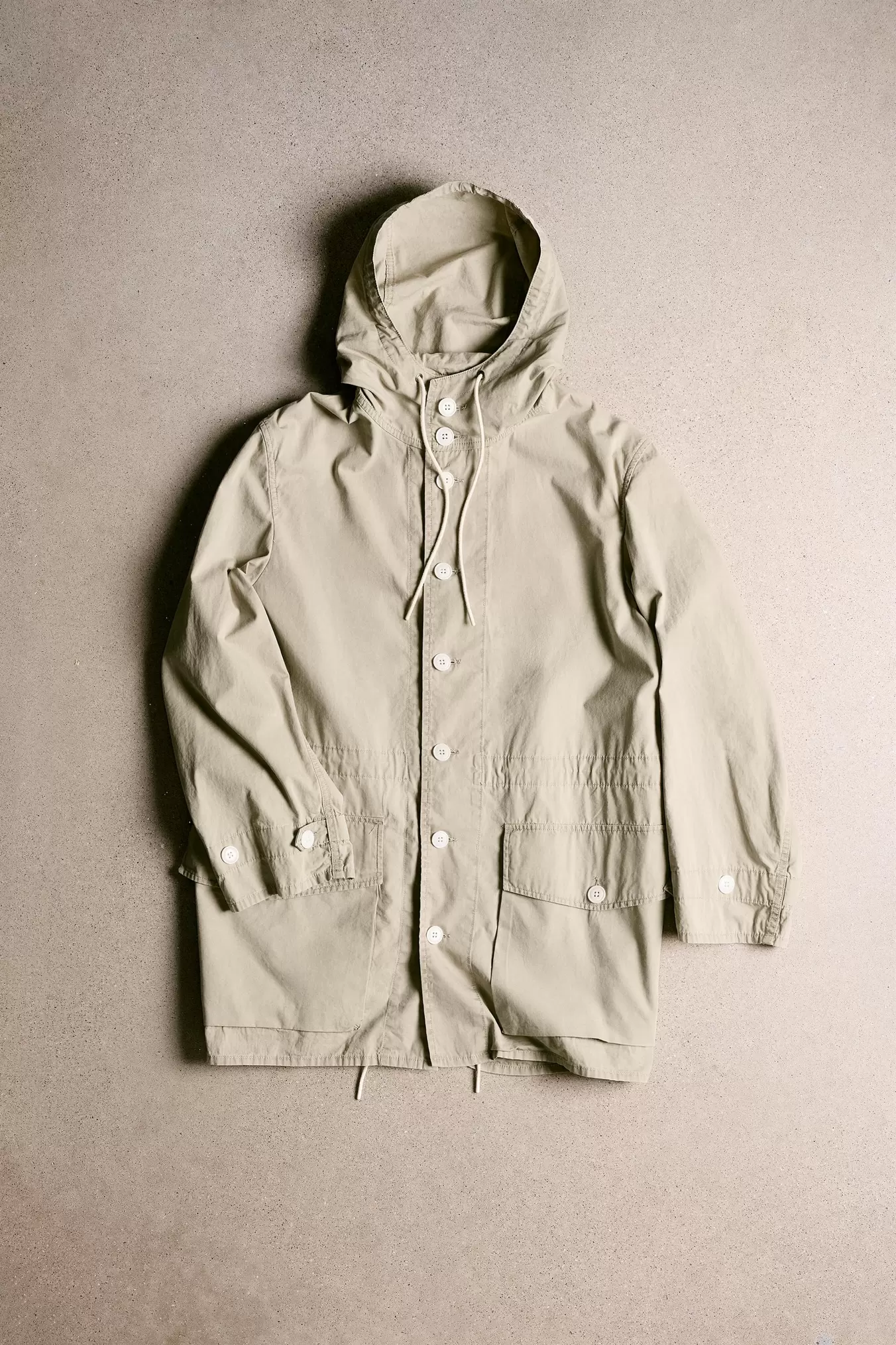 LIGHTWEIGHT SHORT COTTON PARKA