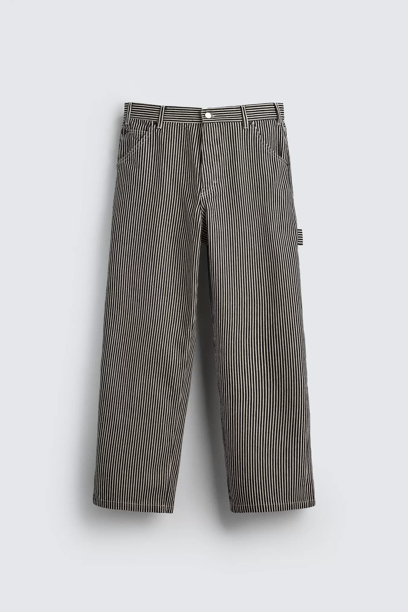 RELAXED FIT STRIPED PANTS