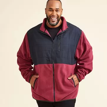 Mens big and tall fleece