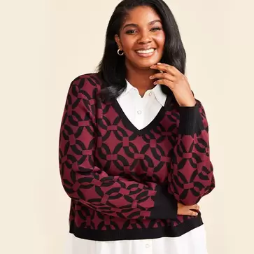Plus 2 in 1 sweater