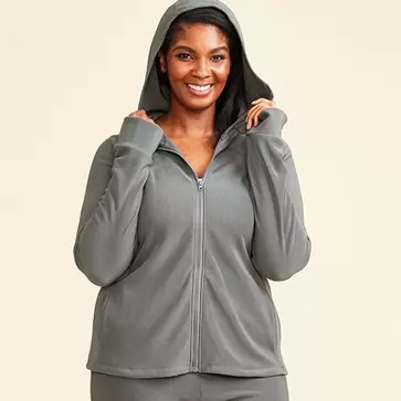Plus zip up
